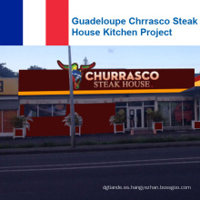 Proyecto de Cocina de Chrrasco Steak House en Guadalupe